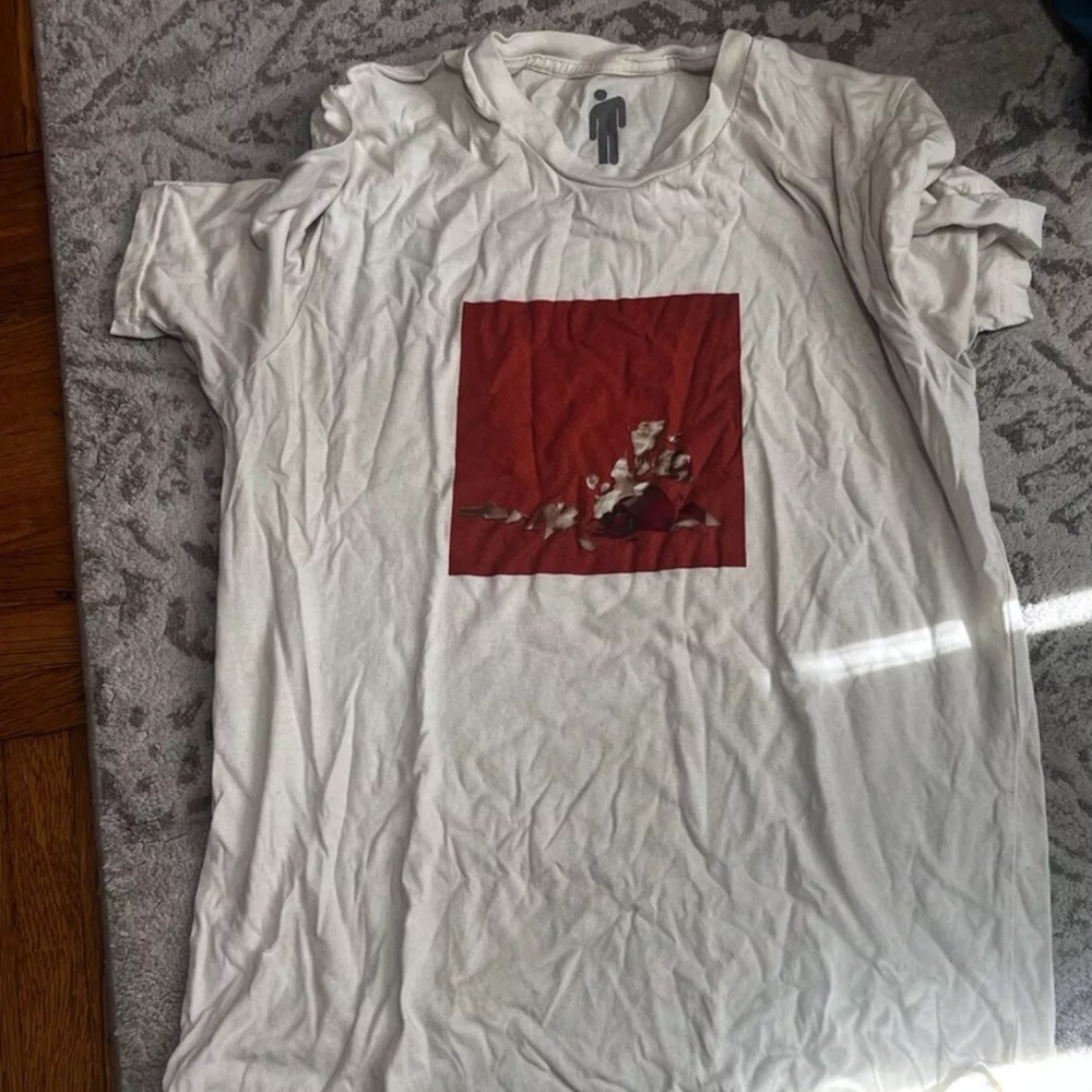 Billie Eilish official “Therefore I Am” song cover Tshirt, size M.        RARE!